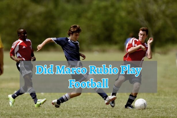 Did Marco Rubio Play Football