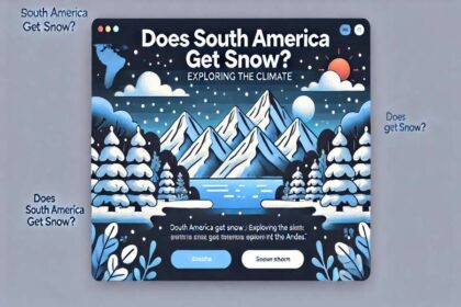 Does South America Get Snow