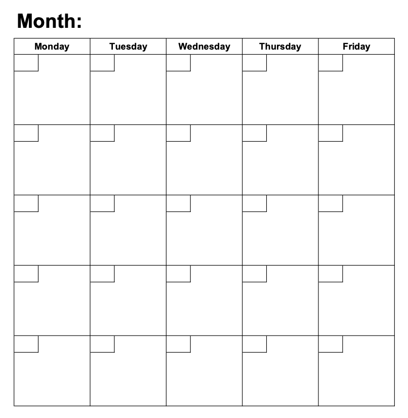 Image of a planner with time blocks