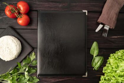Leather menu covers
