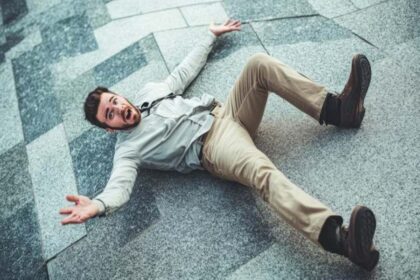 Slipped Injured and Stuck
