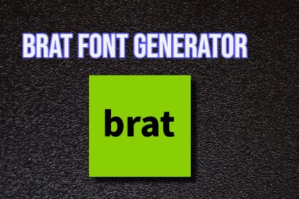 Brat Font Generator