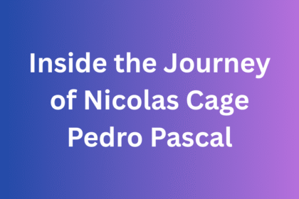 Inside the Journey of nicolas cage pedro pascal